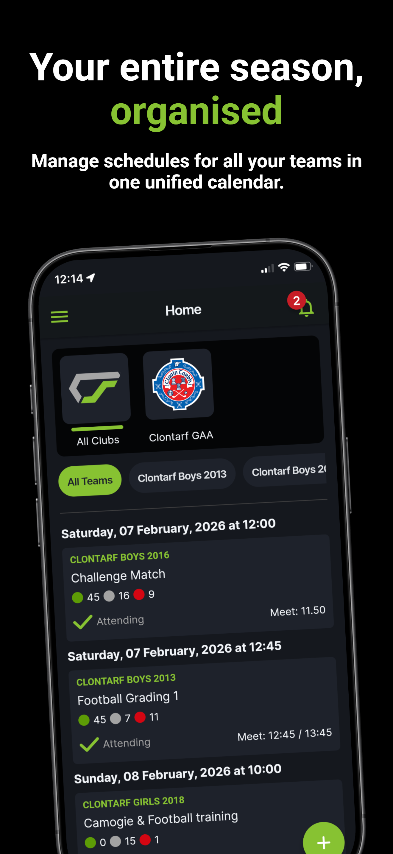 CoachSmart home screen